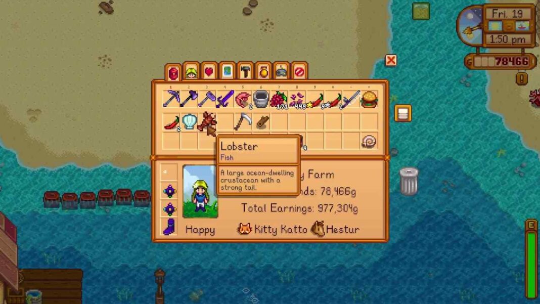 How to Catch a Lobster in Stardew Valley? - Game Boy World